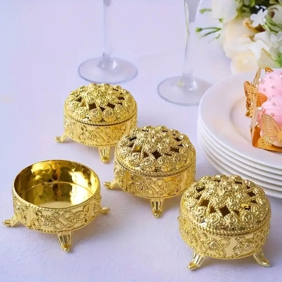 Elegant Gold Decorative Boxes